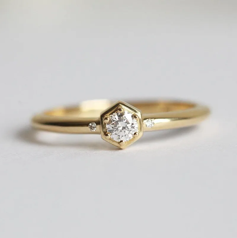 Diamond Ring, Engagement Ring view 2