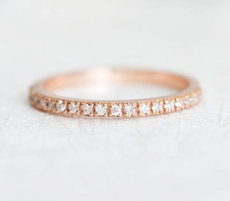 DIAMOND RING, ETERNITY BAND view 2