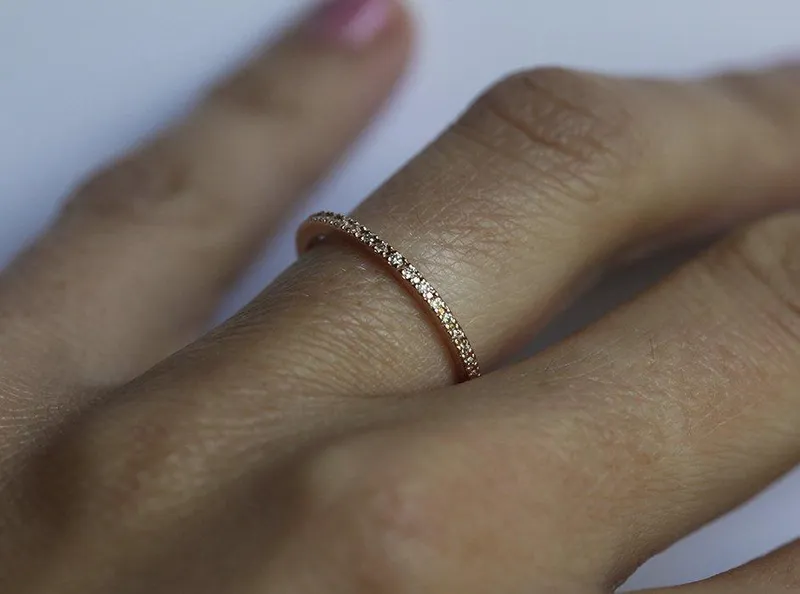 DIAMOND RING, ETERNITY BAND view 6