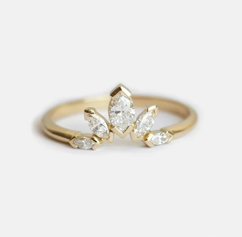 Diamond Ring, Marquise Diamond Ring vy 4