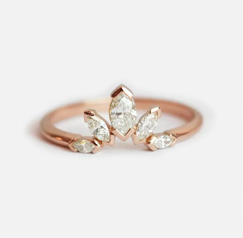 Diamond Ring, Marquise Diamond Ring vy 7