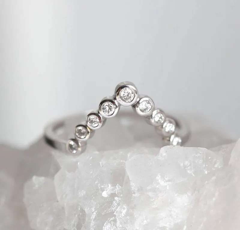 Diamond Ring, Matching Diamond Band view 4
