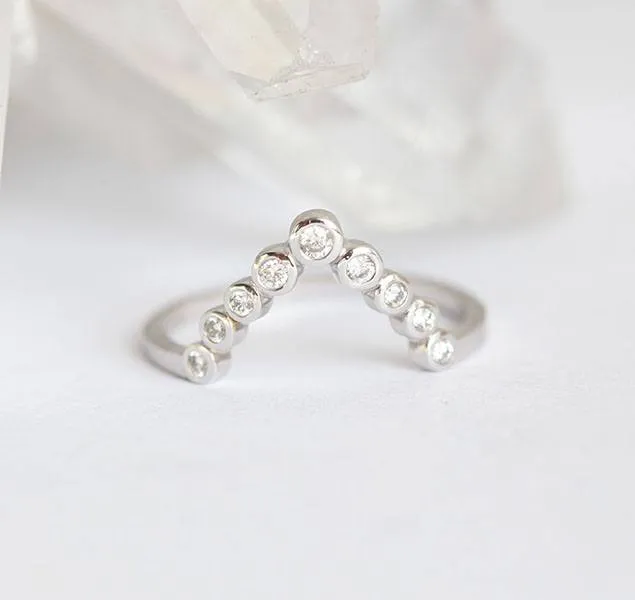 Diamond Ring, Matching Diamond Band view 5