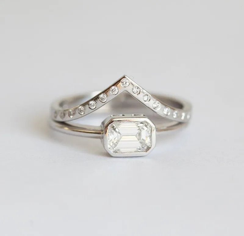 Diamond Ring Set, Set Of Diamond Rings vy 4