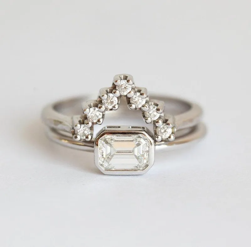 Diamond Ring Set, Set Of Diamond Rings vy 5