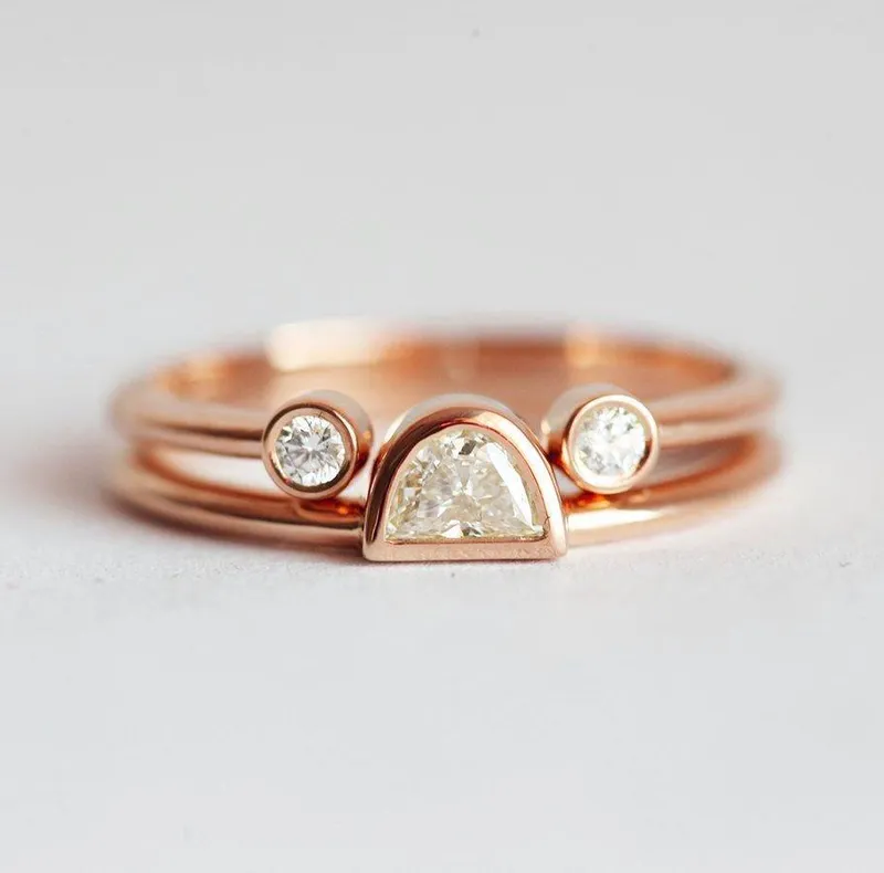 Diamond Ring, Unique Diamond Set view 6