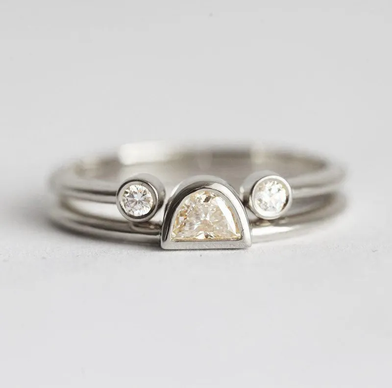 Diamond Ring, Unique Diamond Set view 7