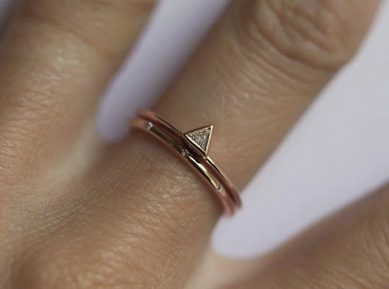 Diamond Ring, Wedding Band vy 5