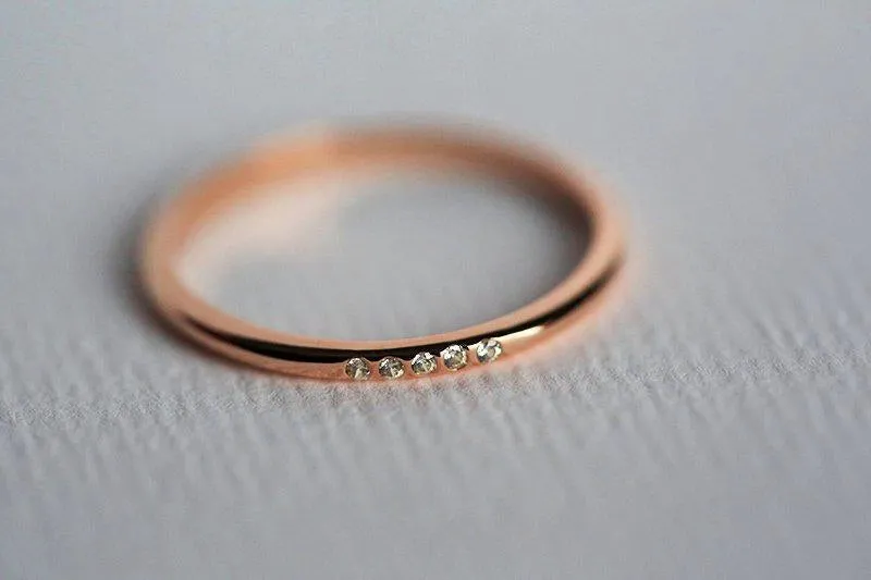 Diamond Ring, Wedding Band view 6