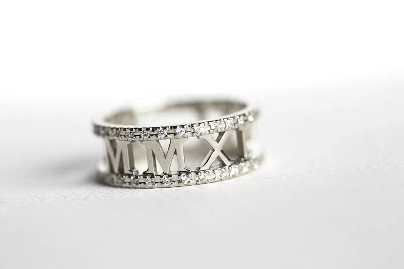 Diamond Ring, Wedding Band view 7