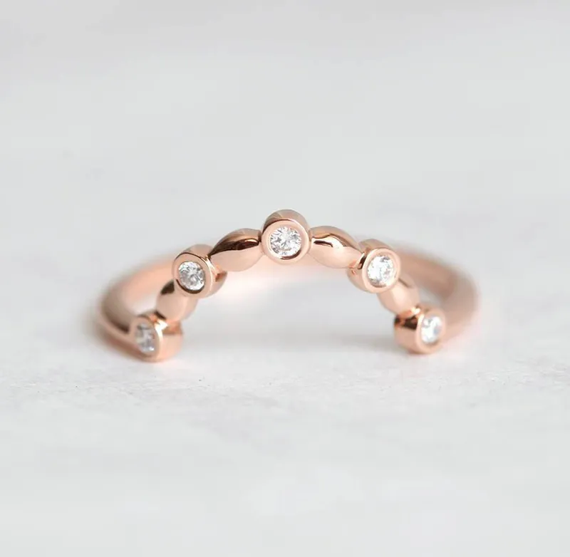 Diamond Ring, Wedding Band diamond round cut engagement ring