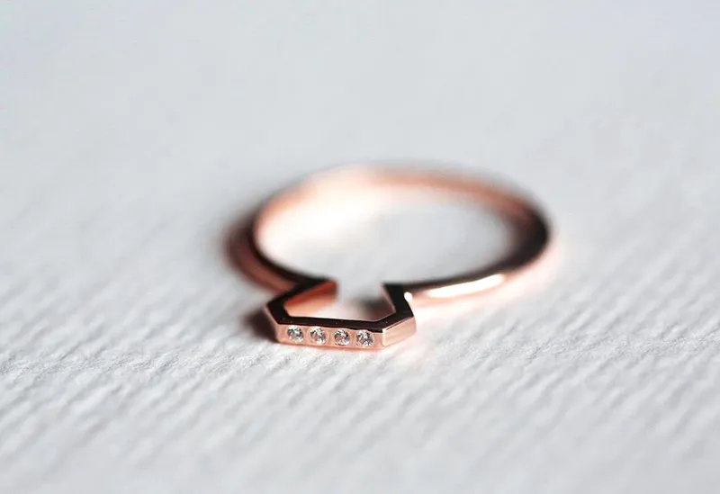DIAMOND SHAPED RING, DIAMOND SHAPE RING view 6