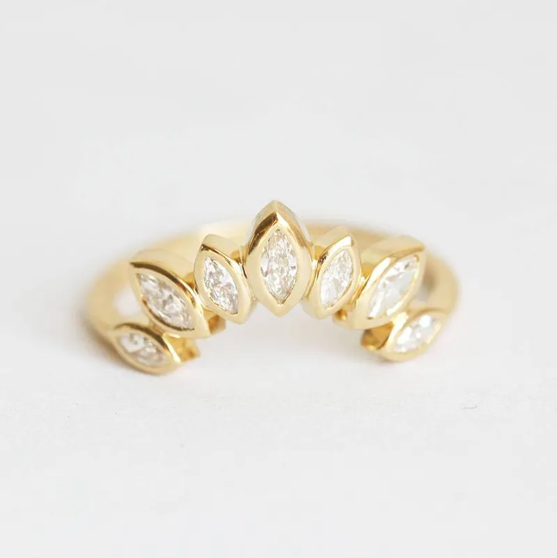 Diamond Tiara Ring, Diamond Crown Ring vy 2
