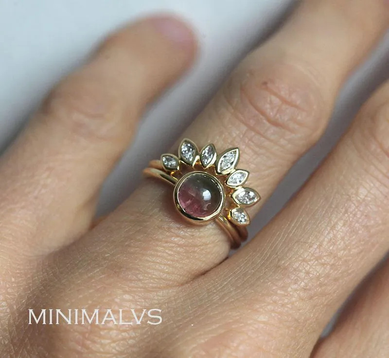 Diamond Tiara Ring, Diamond Crown Ring vy 3