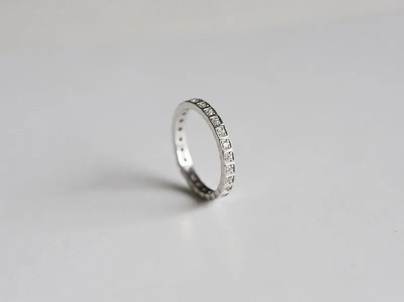 DIAMOND WEDDING BAND, DIAMOND ETERNITY RING vy 5