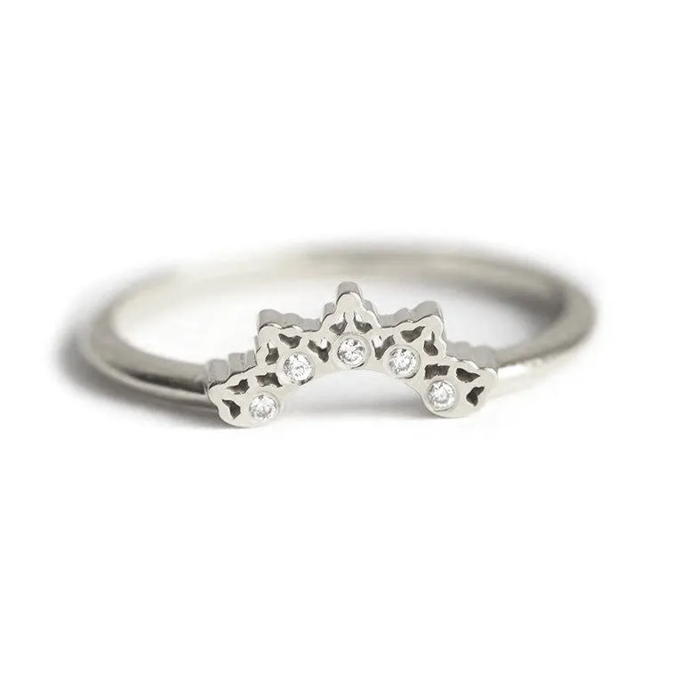 Diamond Wedding Band, Diamond Wedding Ring view 7