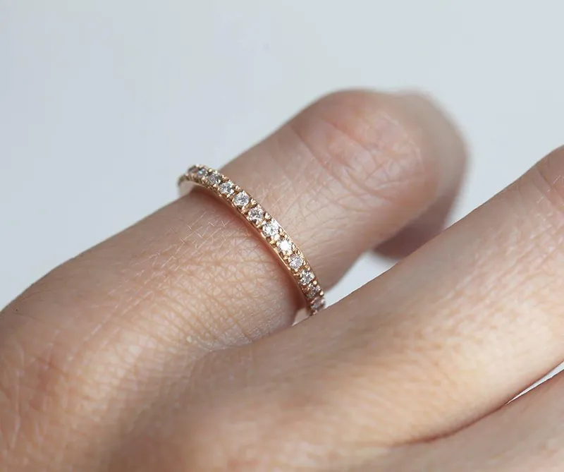 DIAMOND ETERNITY BAND view 2