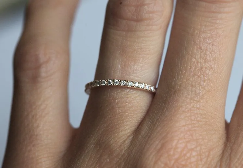 DIAMOND ETERNITY BAND view 4