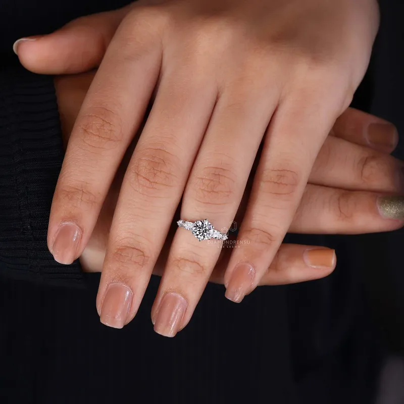 Chic Simple Engagement Rings - Modern Elegance view 7