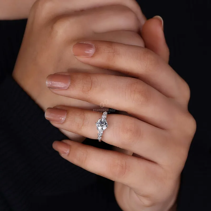 Chic Simple Engagement Rings - Modern Elegance view 8
