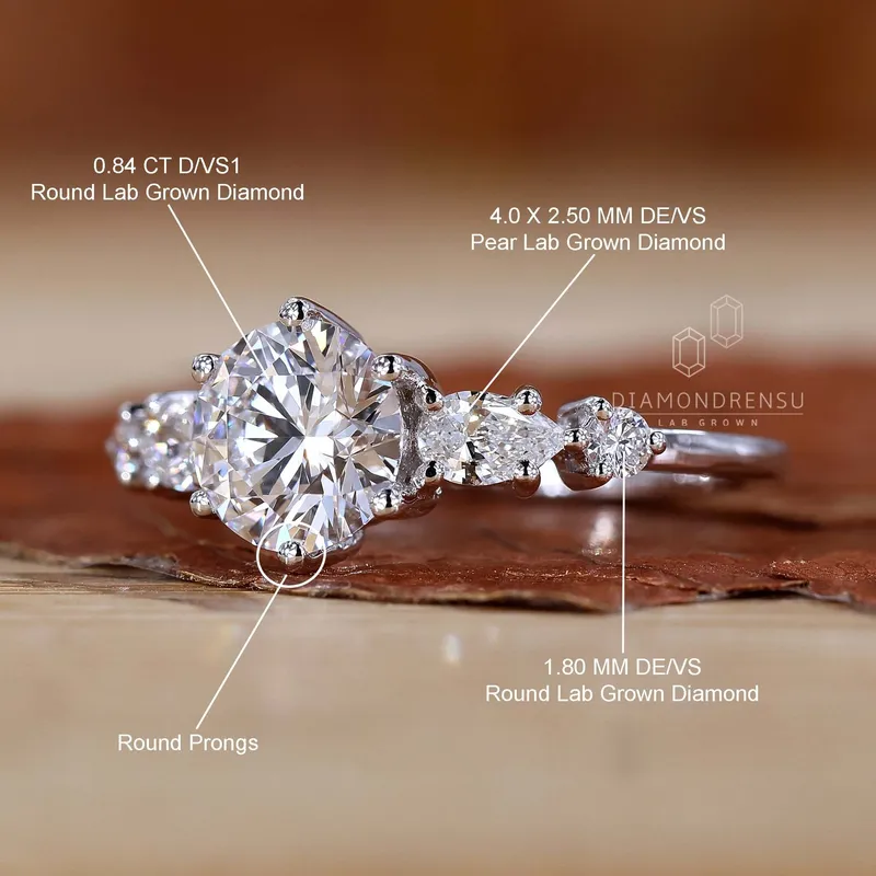 Chic Simple Engagement Rings - Modern Elegance view 9