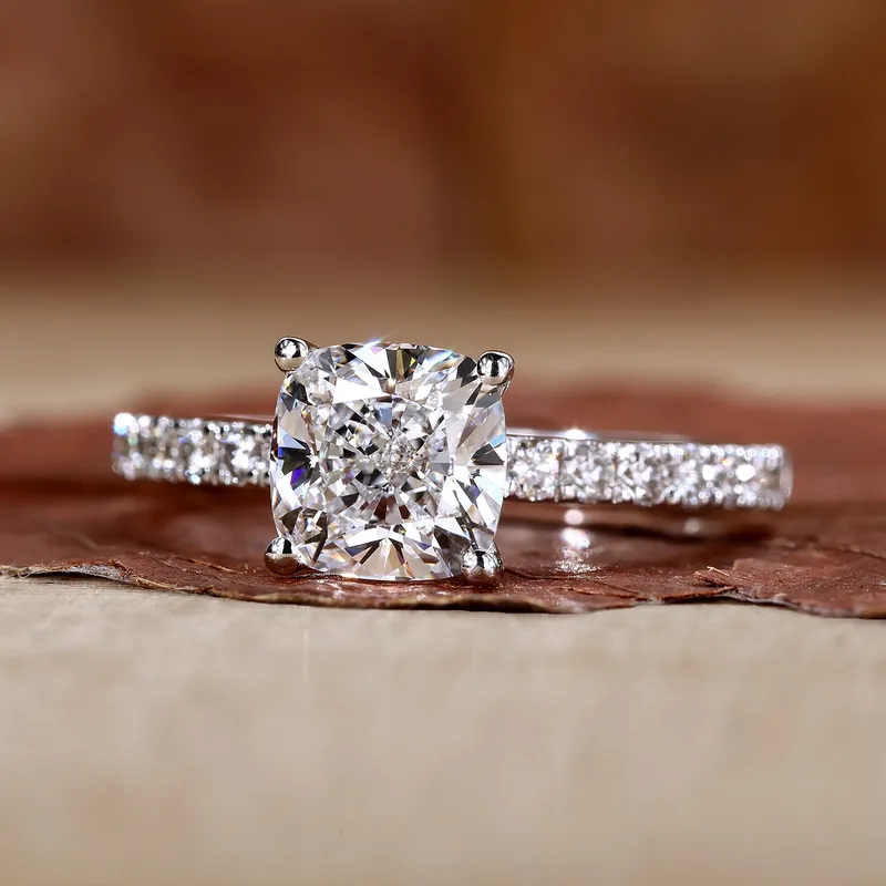 Cushion Cut Engagement Ring A Perfect Blend of Sparkle cushion cut engagement ring
