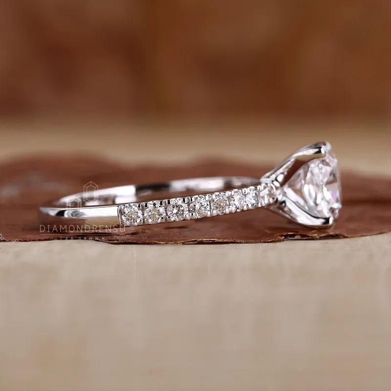 Cushion Cut Engagement Ring A Perfect Blend of Sparkle vy 4