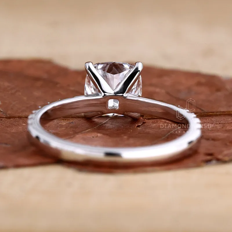 Cushion Cut Engagement Ring A Perfect Blend of Sparkle vy 5