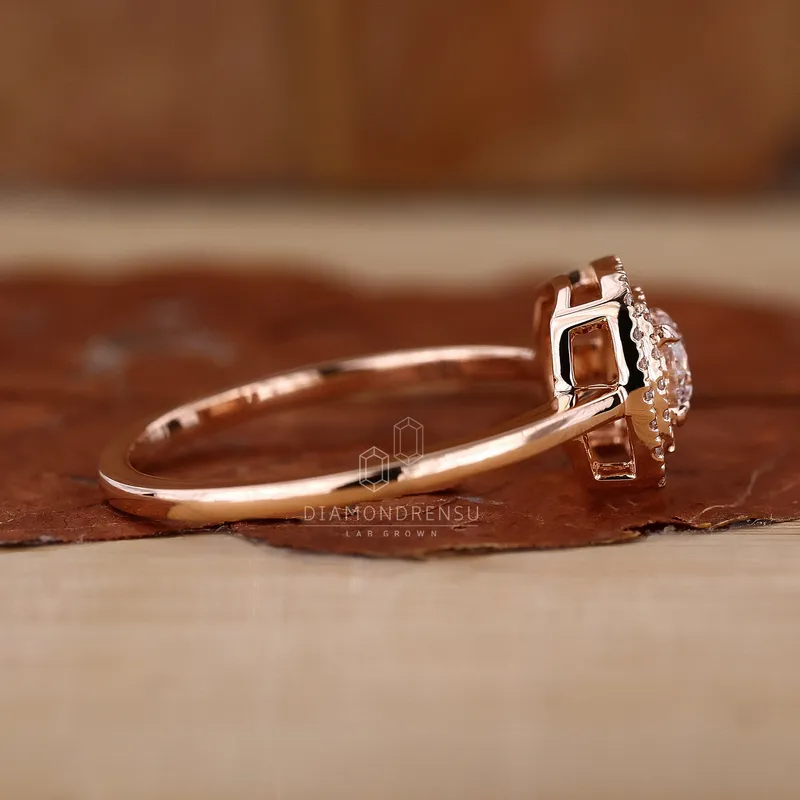 Double Halo Engagement Ring Double The Dazzle view 2