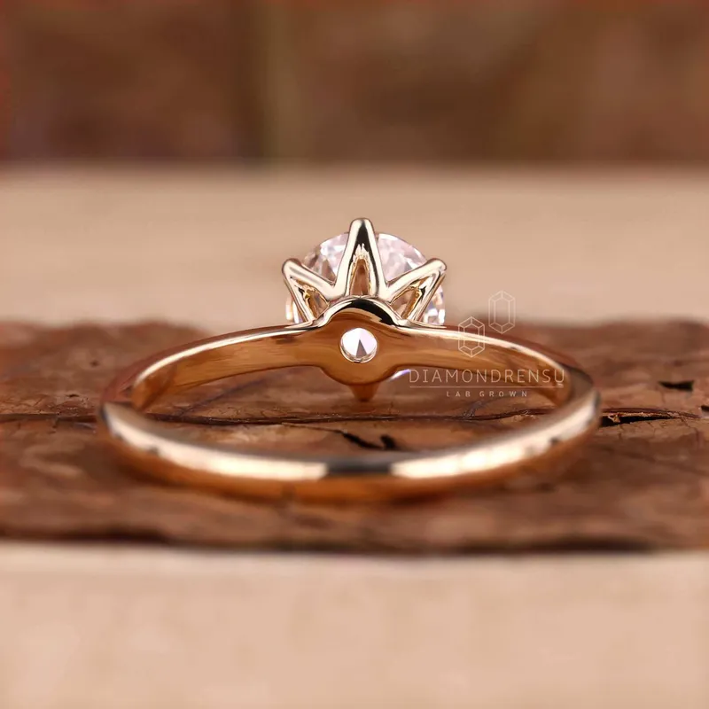 Lab Grown Diamond Solitaire Engagement Ring Perfect Innovation view 6