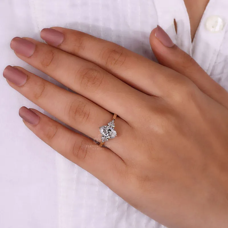 Oval Diamond Engagement Ring A Classic Choice for Love vy 3
