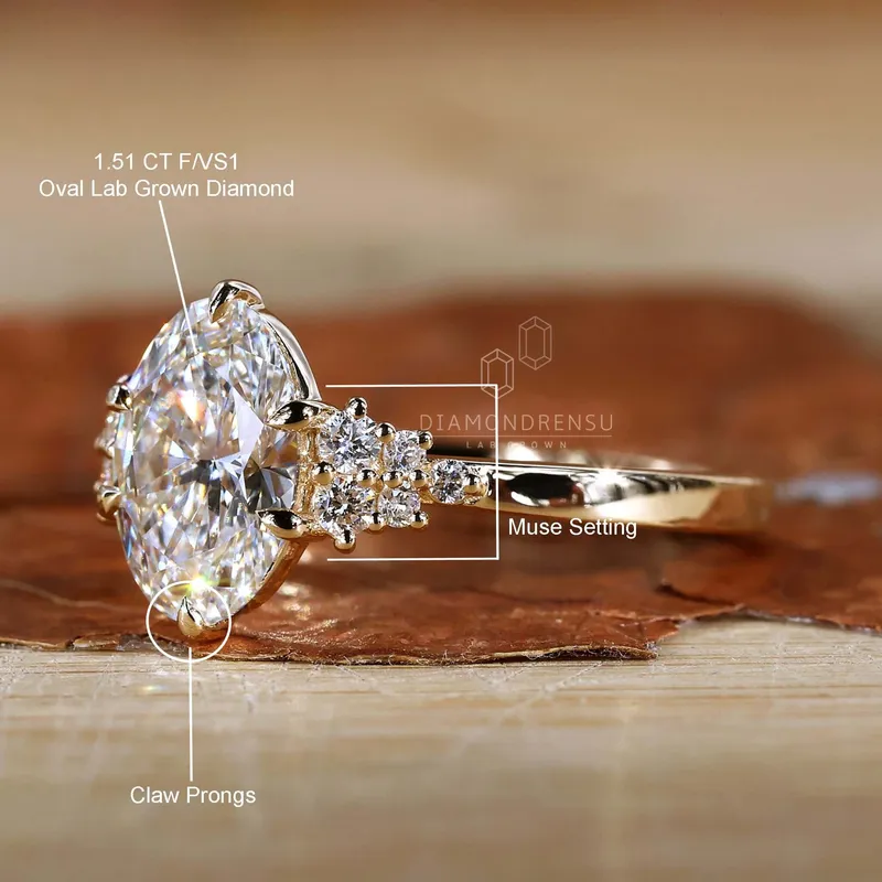 Oval Diamond Engagement Ring A Classic Choice for Love vy 9