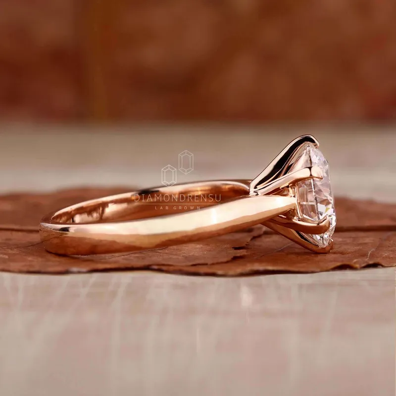 Round Solitaire Engagement Ring for the Love of Your Life view 6