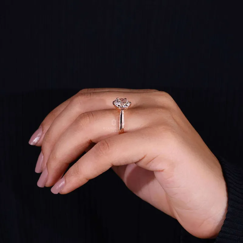 Round Solitaire Engagement Ring for the Love of Your Life view 8