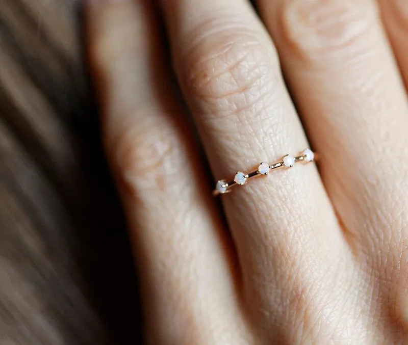 DOMINIQUE OPAL RING view 4