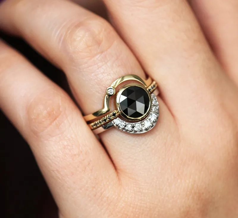 ECLIPSE ALEXANDRITE RING SET vy 4
