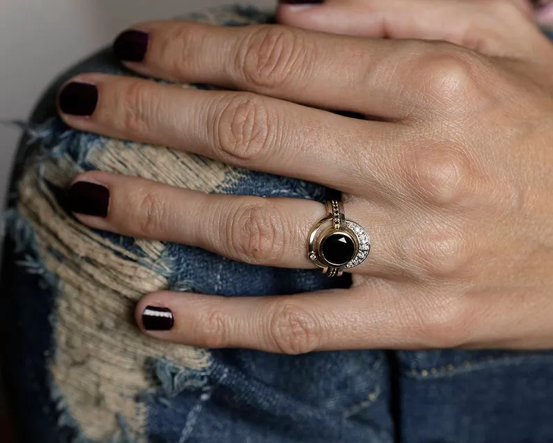 ECLIPSE ALEXANDRITE RING SET vy 9