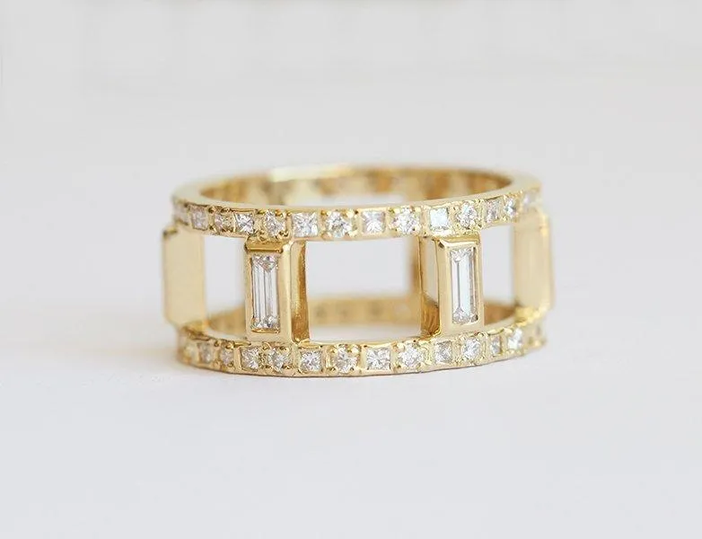 EDWINA DIAMOND RING view 2