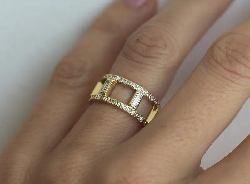 EDWINA DIAMOND RING view 3