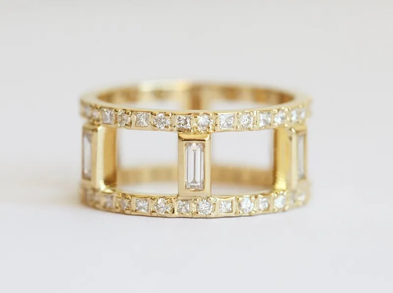 EDWINA DIAMOND RING view 5