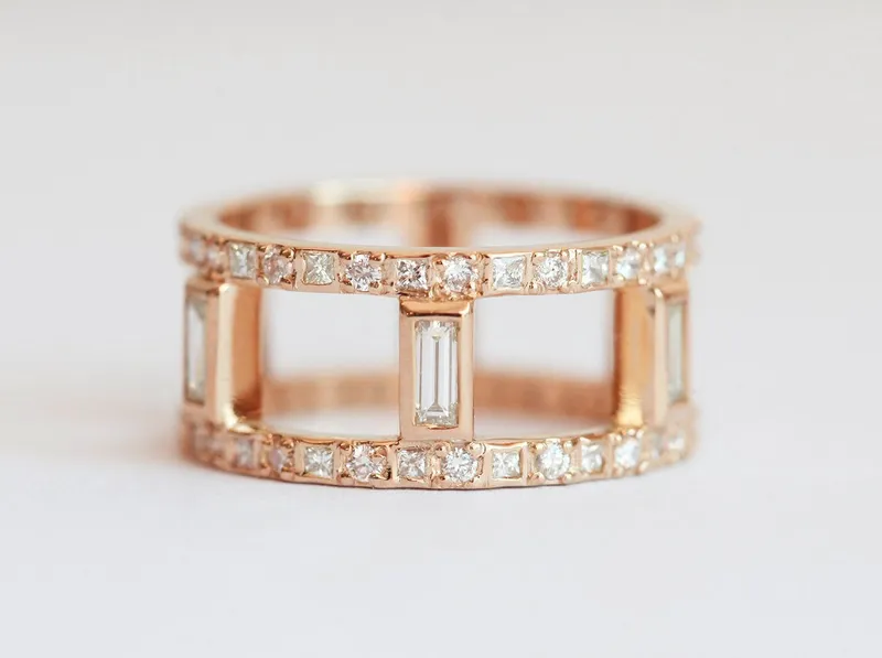 EDWINA DIAMOND RING view 6