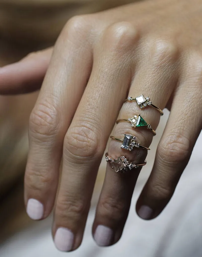 A special delicate engagement ring. vy 4