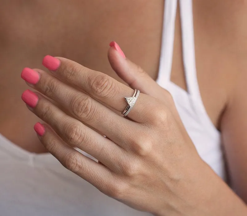 Engagement Ring, Diamond Ring Set vy 3