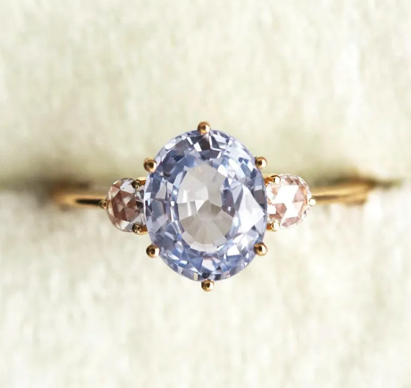Esme Sapphire Diamonds Ring view 11