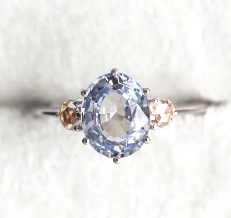 Esme Sapphire Diamonds Ring view 12