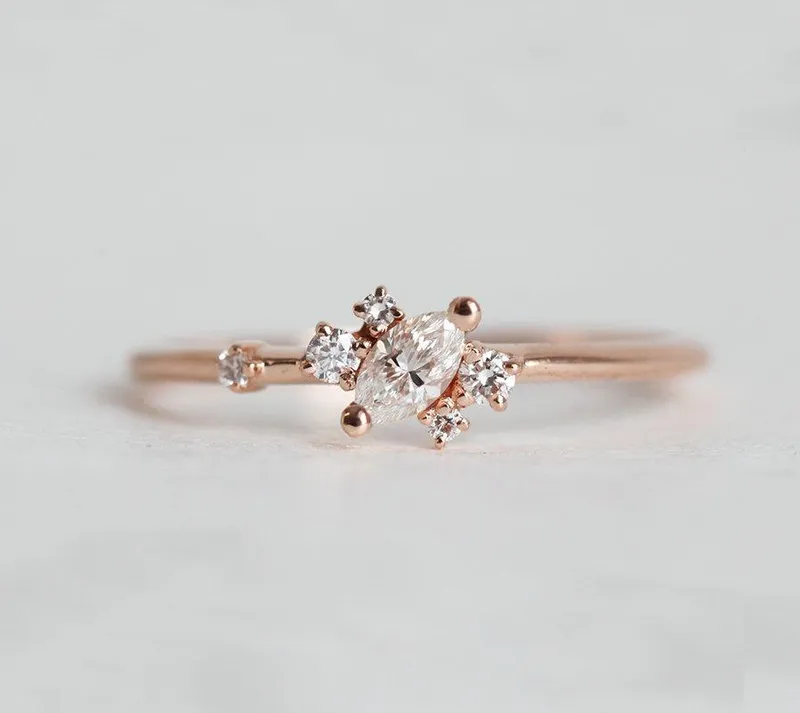 ESTHER DIAMOND RING view 4