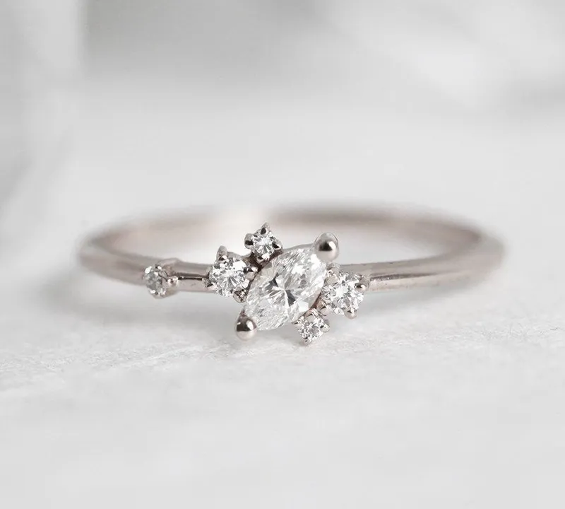 ESTHER DIAMOND RING view 6