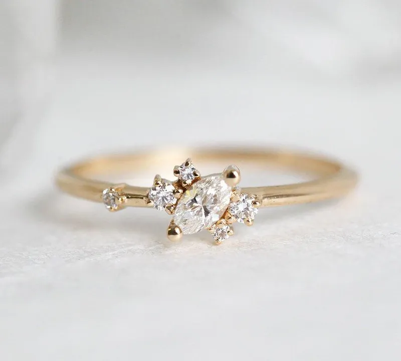 ESTHER DIAMOND RING view 7