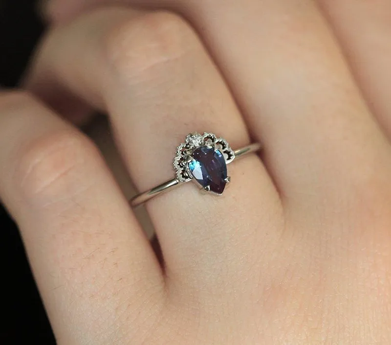 Etta Alexandrite Ring view 6