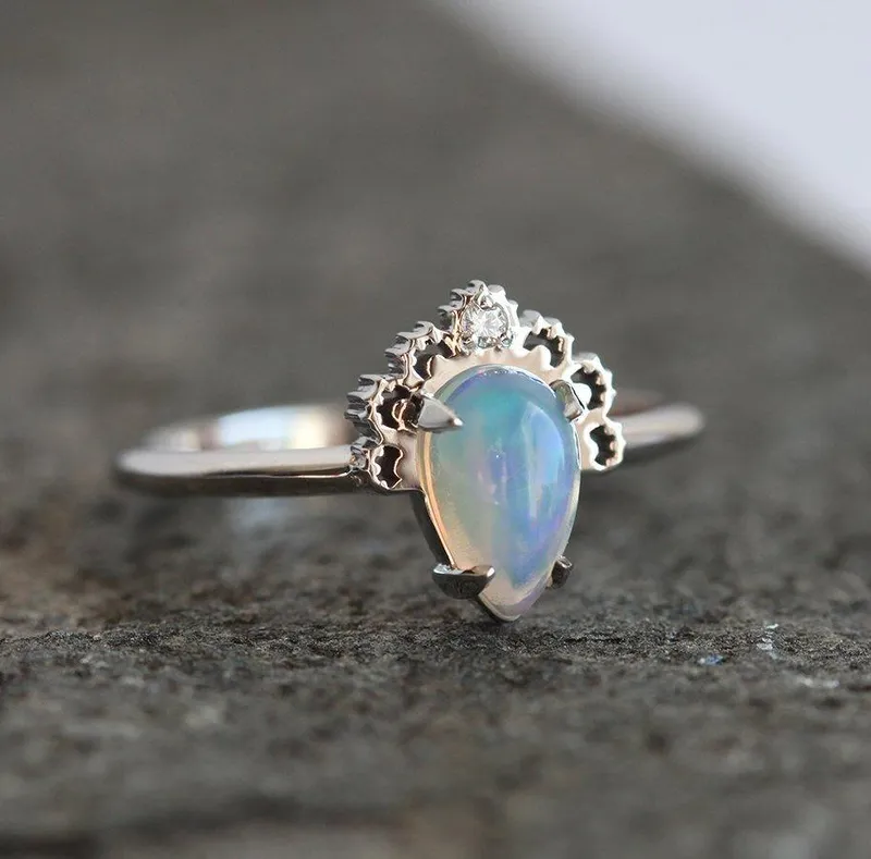 Etta Opal Ring view 2